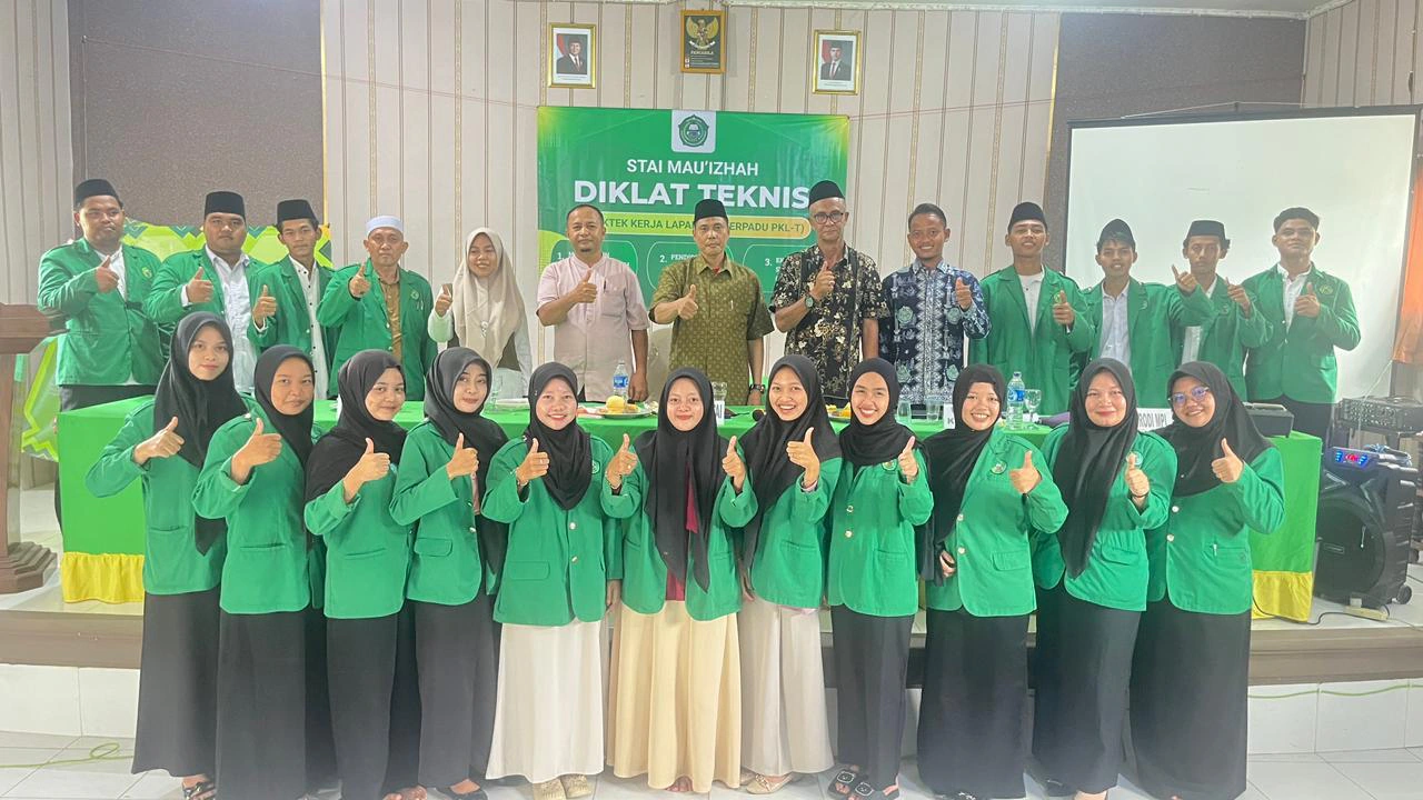 Bekali Mahasiswa Terjun ke Dunia Kerja, STAI Mau'izhah Gelar Diklat Teknis Praktik Kerja Lapangan Terpadu Angkatan 2023